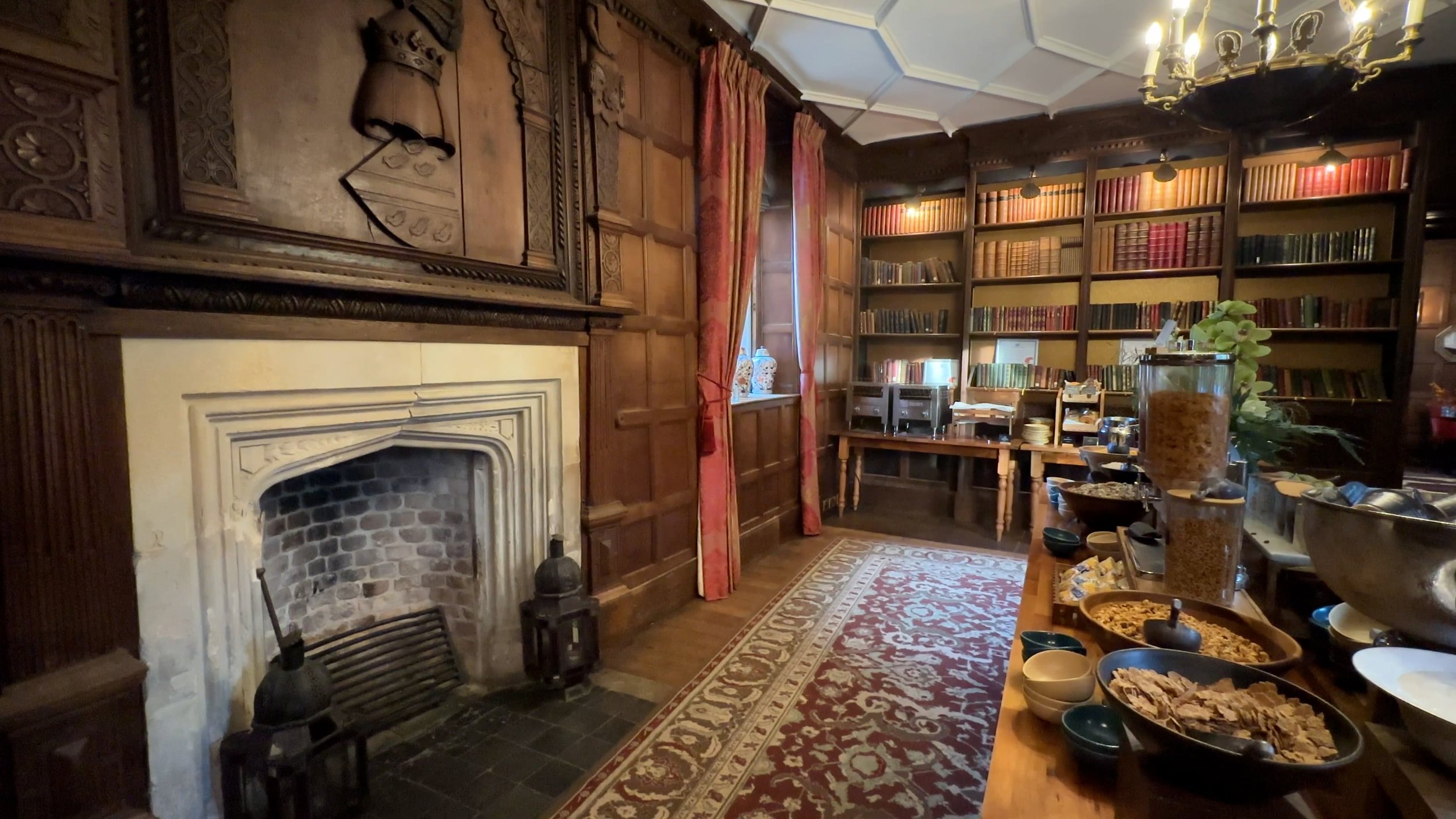 The breakfast corner in the Ellenborough Park country house.jpg