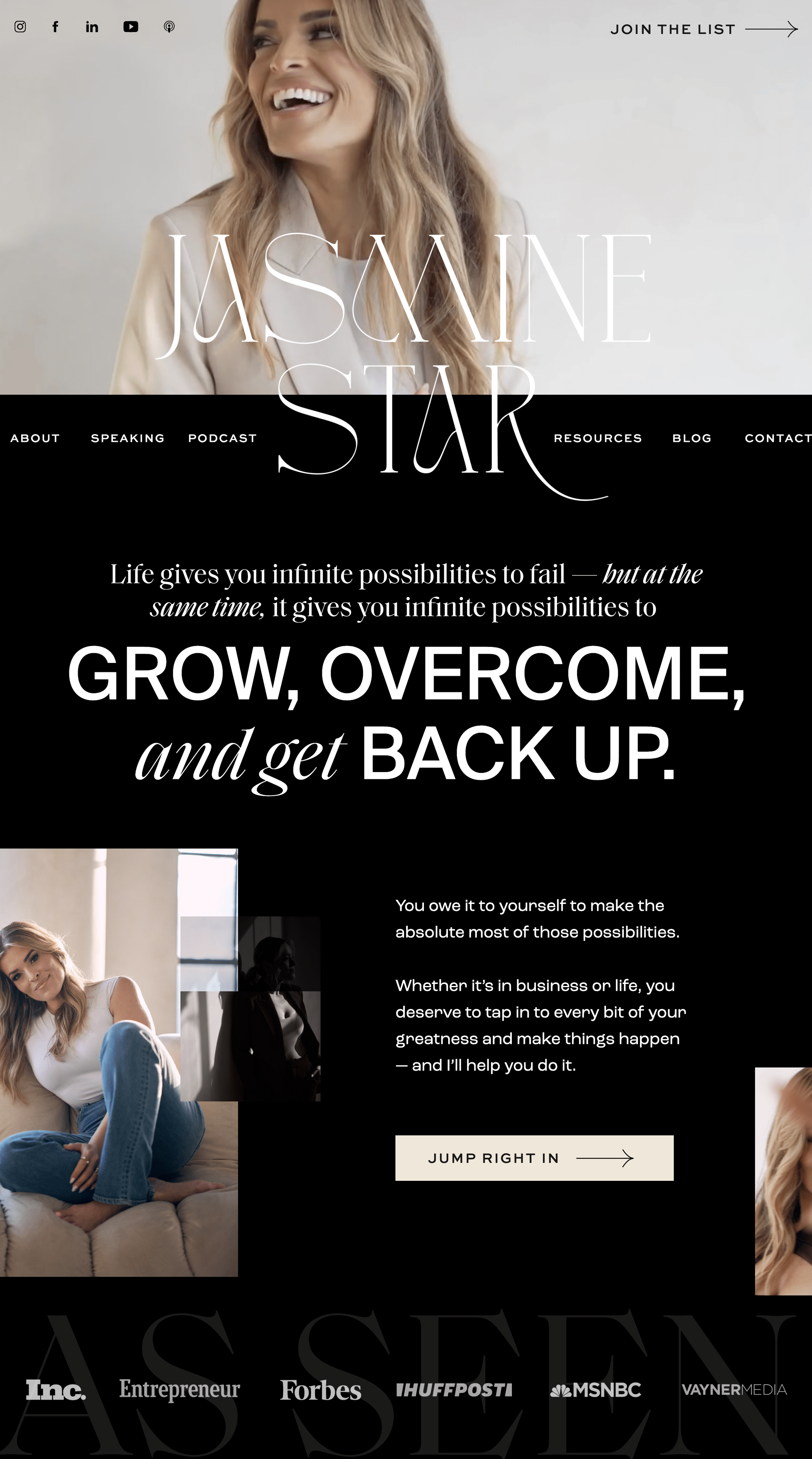 Jamine Star's homepage featuring megafont style.png